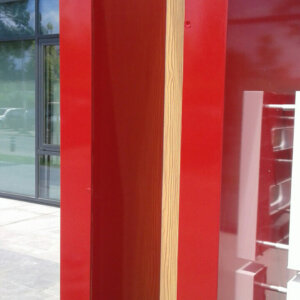 Светещи табели за тотем с основа от Еталбонд и букви от неръждавейка BLD, София