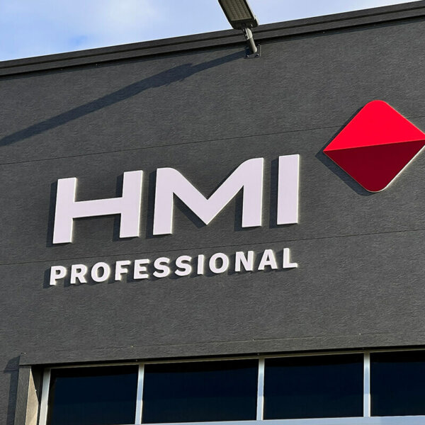 Channel letters from PVC and PVC-film for HMI, Plovdiv HMI - Channel letters from PVC and PVC-film