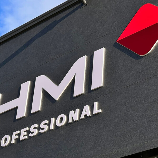 Channel letters from PVC and PVC-film for HMI, Plovdiv HMI - Channel letters from PVC and PVC-film