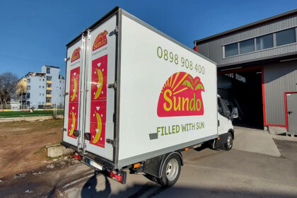 Branding of a company truck - Sundo, Plovdiv