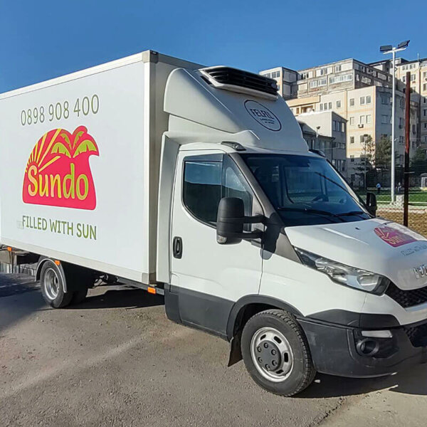 Branding of a company truck – Sundo, Plovdiv Branding of a company truck - Sundo