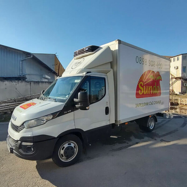 Branding with advertising graphics company truck - Sundo, Plovdiv