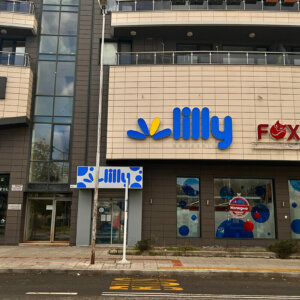 Светещи обемни букви за Дрогерия Lilly, София