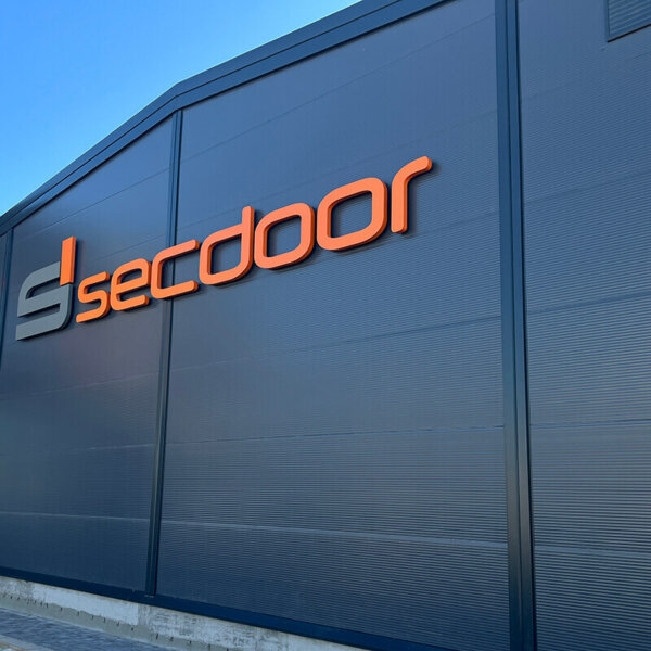 Illuminated channel letters from painted stainless steel – Secdoor Illuminated channel letters from painted stainless steel - Secdoor, Plovdiv