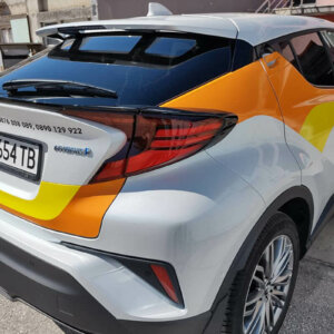 Облепяне с рекламни графики на служебен автомобил - BILDA