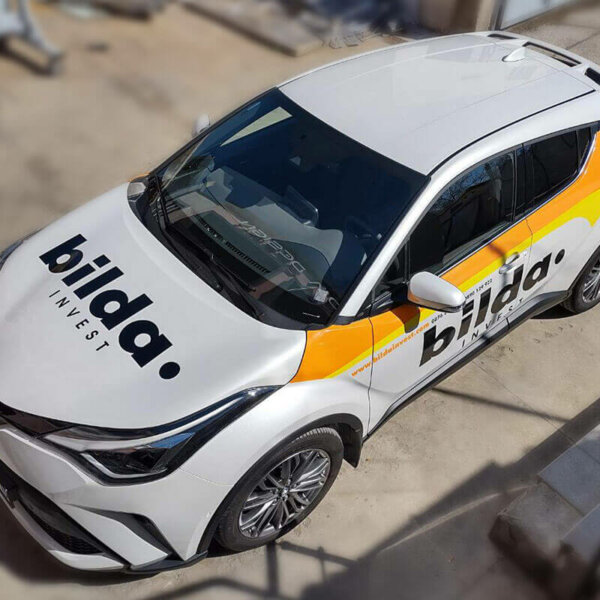 Брандиране на служебен автомобил - BILDA Invest