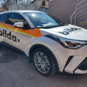 Облепяне с рекламни графики на служебен автомобил - BILDA Invest, Пловдив