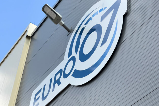 Etalbond sign with company logo for EURO07, Sofia