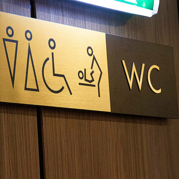Interior signs for DoubleTree by Hilton Interior signs for visual communication - DoubleTree by Hilton, Plovdiv