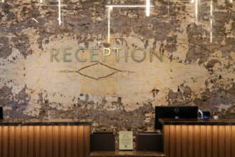 Front Desk Embossed Letters - DoubleTree by Hilton