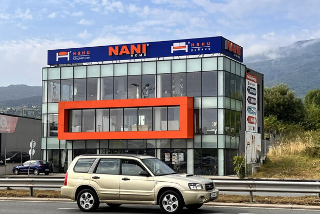 Illuminated sign and channel letters - NANI HOME, Sofia