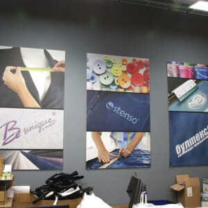 Рекламни табели за интериора с алуминиев профил и текстил Рекламни табели за интериора с алуминиев профил и текстил