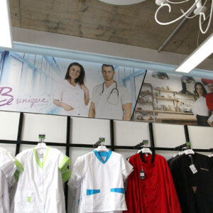 Табели за магазин с лице от плат Табели за магазин с лице от плат