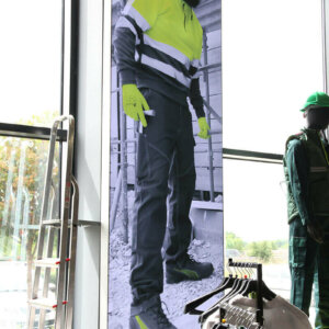 Светеща LED текстилна табела за магазин Светеща LED текстилна табела за магазин