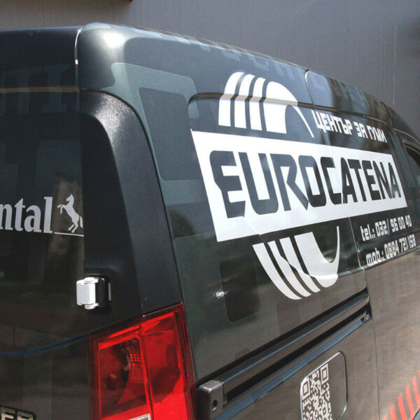 Eurocatena’ company car wrapped with 3M film Eurocatena' company car wrapped with 3M film
