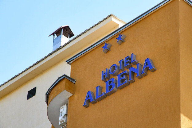Aluminum channel letters for Hotel Albena