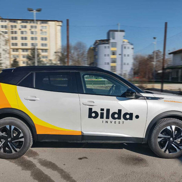 Bilda Invest car branding Bilda Invest car branding