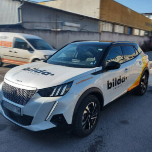 Advertising stickers for Bilda Invest car wrapping Advertising stickers for Bilda Invest car wrapping