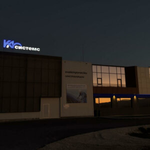 Светещи обемни букви за KA Systems