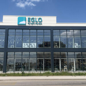 Обемни букви за магазин Eglo в Пловдив Обемни букви за магазин Eglo в Пловдив