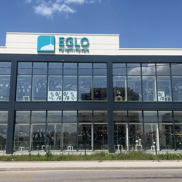 Channel letters for Eglo store in Plovdiv Channel letters for Eglo store in Plovdiv