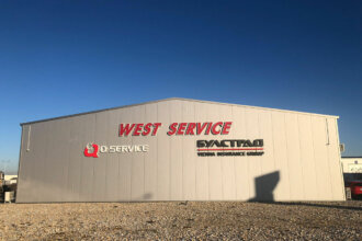 Aluminum Channel letters for autoservice in Plovdiv