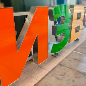 Beli Izvor channel letters with aluminum sides Beli Izvor channel letters with aluminum sides