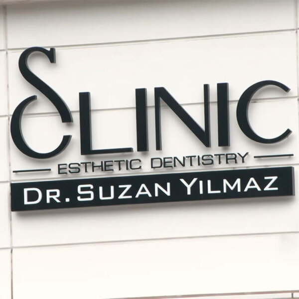 Sclinic backlit illuminated stainless steel letters Sclinic backlit illuminated stainless steel letters