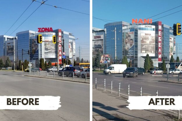 New channel letters NANI sent the old ZONA to a well-deserved rest