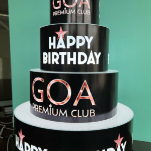 Acrylic cake for night club in Blagoevgrad Acrylic cake for night club in Blagoevgrad