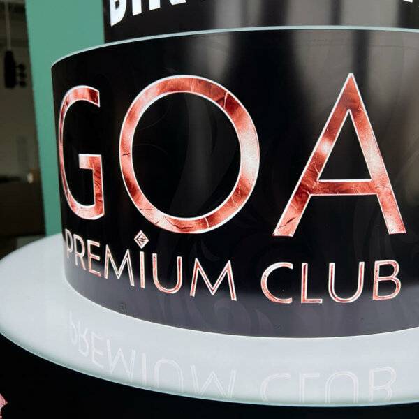 Торта за клуб, изработена от плексиглас – GOA Premium CLUB Торта за клуб, изработена от плексиглас - GOA Premium CLUB