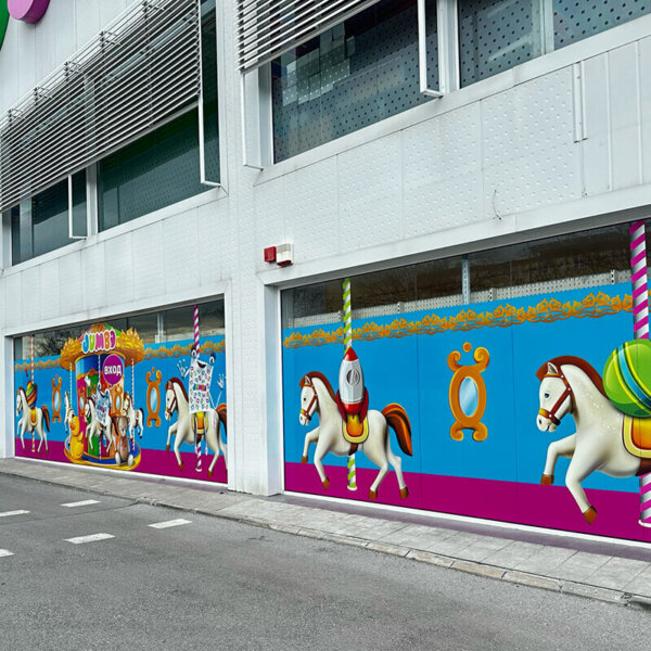 Брандиране на витрини Jumbo в София, Дружба 2 Брандиране на витрини Jumbo в София, Дружба 2