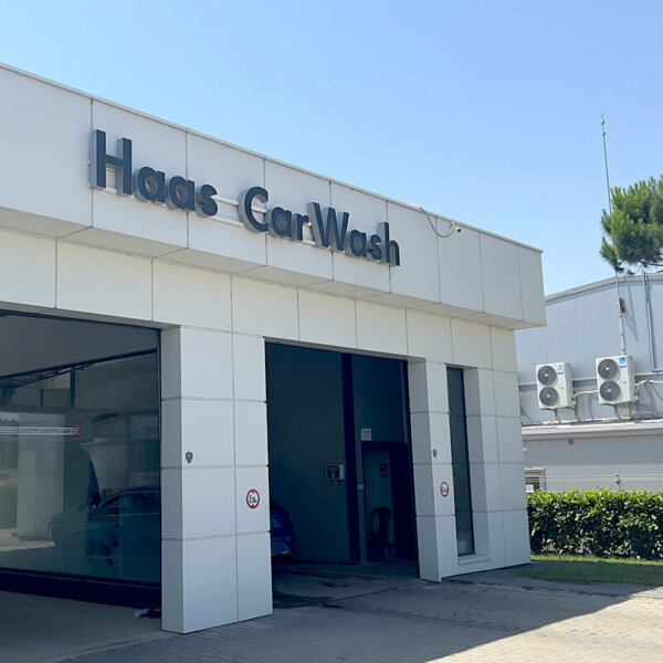 Haas Car Wash 3D letters for a car wash Haas Car Wash 3D letters for a car wash