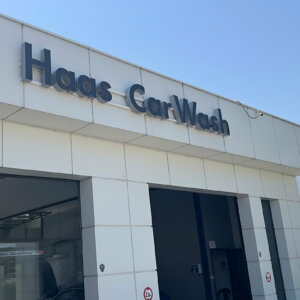 Advertising chnnel letters for Haas Car Wash, Plovdiv Advertising chnnel letters for Haas Car Wash, Plovdiv