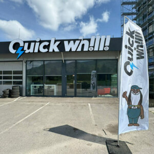 QuickWhilli channel letters for tire service in Sofia QuickWhilli channel letters for tire service in Sofia