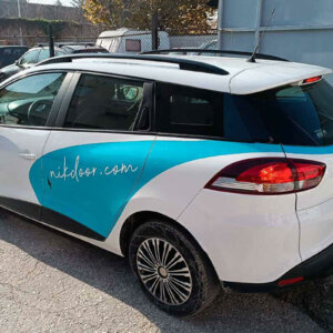 Nikdoor Car Advertisement Graphics produced of 3M Printing Film Nikdoor Car Advertisement Graphics produced of 3M Printing Film