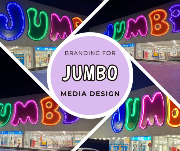 Jumbo advertising project 2024 - illuminated letters