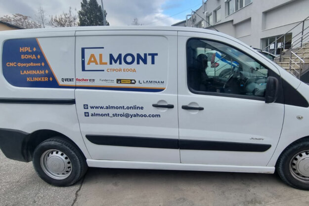 Car branding - Almont Stroy