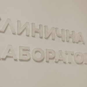Букви от прозрачен плексиглас Букви от прозрачен плексиглас