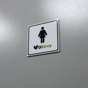 PVC табелка – женска тоалетна PVC табелка - женска тоалетна