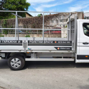 Камион на NikDoor - брандиране на каросерия