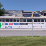 Non-illuminated vinyl sign for PARK MAXX - retail park Plovdiv