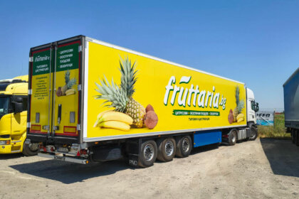 Branded truck for Fruttaria